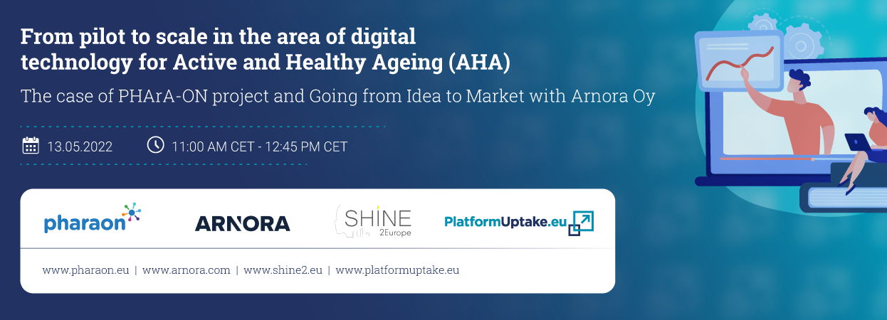 From pilot to scale in the area of digital technology for Active and Healthy Ageing (AHA) webinar