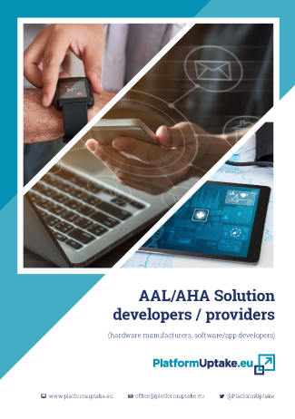 PlatformUptake.eu Booklet A5 AAL AHA Solution Provider